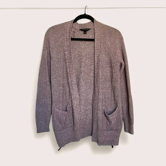 Rock & Republic Sweaters - Rock & Republic Cardigan Sweater w Zipper Details / Mauve / Size Med / GUC